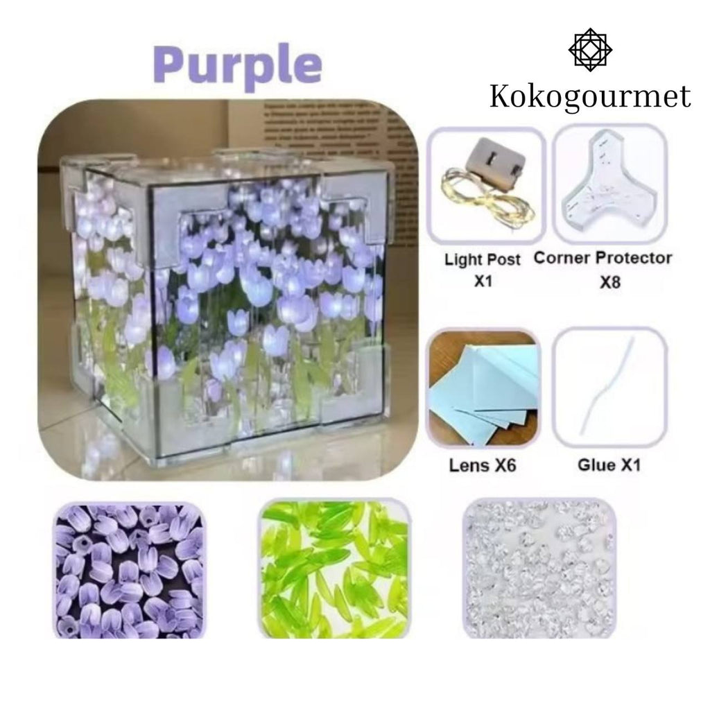 Tulip Cube LED Lamp