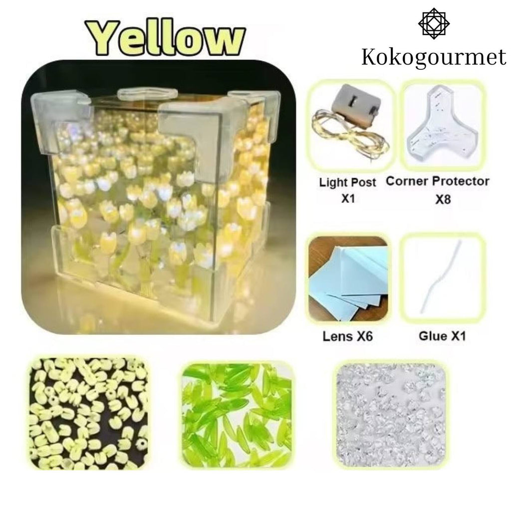 Tulip Cube LED Lamp